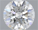 Natural Diamond 0.40 Carats, Round with Excellent Cut, G Color, VS2 Clarity and Certified by IGI