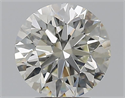 Natural Diamond 2.51 Carats, Round with Excellent Cut, I Color, VS1 Clarity and Certified by GIA