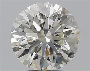 Picture of Natural Diamond 2.51 Carats, Round with Excellent Cut, I Color, VS1 Clarity and Certified by GIA