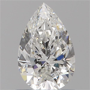Picture of Natural Diamond 0.71 Carats, Pear with  Cut, F Color, VS1 Clarity and Certified by GIA