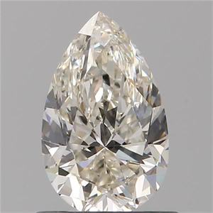 Foto Diamante Natural 0.70 quilates, De pera , Color J, claridad VVS2 y certificado GIA de
