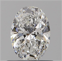 Diamante Natural 0.55 quilates, Ovalado , Color F, claridad VVS1 y certificado GIA