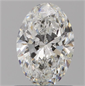 Diamante Natural 0.76 quilates, Ovalado , Color F, claridad VS1 y certificado GIA