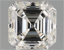 Natural Diamond 0.45 Carats, Asscher with  Cut, I Color, VVS2 Clarity and Certified by GIA