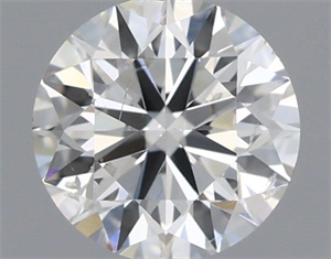 Picture of Natural Diamond 0.40 Carats, Round with Excellent Cut, H Color, SI1 Clarity and Certified by IGI