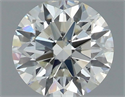 Natural Diamond 0.40 Carats, Round with Excellent Cut, H Color, SI1 Clarity and Certified by IGI