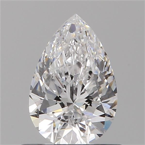 Foto Diamante Natural 0.53 quilates, De pera , Color D, claridad VVS1 y certificado GIA de