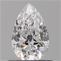 Diamante Natural 0.51 quilates, De pera , Color D, claridad VVS2 y certificado GIA