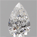 Diamante Natural 0.50 quilates, De pera , Color D, claridad VVS1 y certificado GIA
