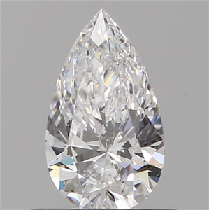 Foto Diamante Natural 0.50 quilates, De pera , Color D, claridad VVS2 y certificado GIA de