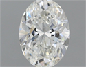 Natural Diamond 0.50 Carats, Oval with  Cut, G Color, VS2 Clarity and Certified by IGI