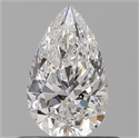 Diamante Natural 0.50 quilates, De pera , Color D, claridad VS2 y certificado GIA