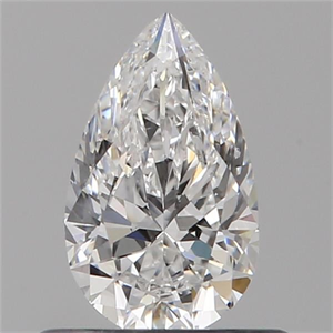 Foto Diamante Natural 0.50 quilates, De pera , Color D, claridad VS2 y certificado GIA de