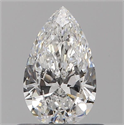 Diamante Natural 0.52 quilates, De pera , Color E, claridad VS1 y certificado GIA