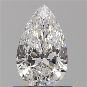 Foto Diamante Natural 0.52 quilates, De pera , Color E, claridad VS1 y certificado GIA de