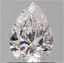 Diamante Natural 0.55 quilates, De pera , Color E, claridad VS2 y certificado GIA