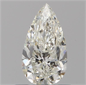 Diamante Natural 0.53 quilates, De pera , Color H, claridad VVS2 y certificado GIA