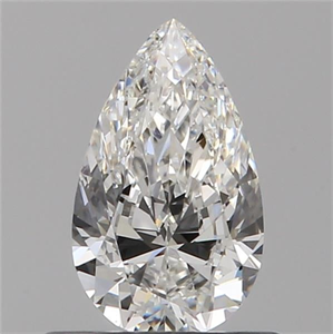 Foto Diamante Natural 0.51 quilates, De pera , Color F, claridad VS1 y certificado GIA de