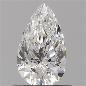 Foto Diamante Natural 0.54 quilates, De pera , Color E, claridad VVS2 y certificado GIA de