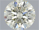 Natural Diamond 0.91 Carats, Round with Excellent Cut, M Color, SI2 Clarity and Certified by IGI