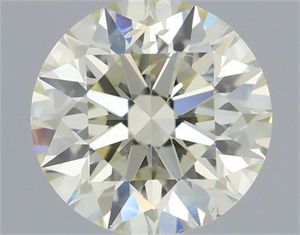 Picture of Natural Diamond 0.91 Carats, Round with Excellent Cut, M Color, SI2 Clarity and Certified by IGI