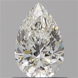 Foto Diamante Natural 0.60 quilates, De pera , Color H, claridad VVS1 y certificado GIA de
