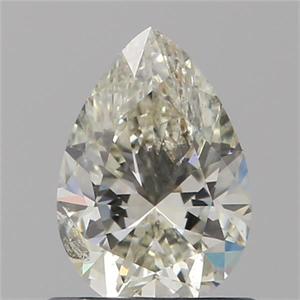 Picture of Natural Diamond 0.71 Carats, Pear with  Cut, K Color, I1 Clarity and Certified by GIA