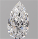 Diamante Natural 1.51 quilates, De pera , Color D, claridad VS2 y certificado GIA