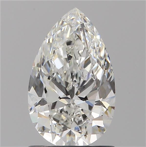Picture of Natural Diamond 1.00 Carats, Pear with  Cut, G Color, VS2 Clarity and Certified by GIA