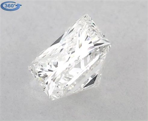 Picture of Natural Diamond 1.00 Carats, Princess with  Cut, G Color, VS2 Clarity and Certified by GIA