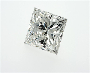 Picture of Natural Diamond 4.06 Carats, Princess with  Cut, G Color, SI2 Clarity and Certified by GIA