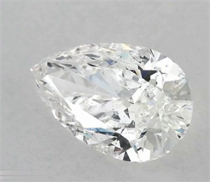 Picture of Natural Diamond 1.00 Carats, Pear with  Cut, D Color, I1 Clarity and Certified by GIA