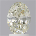 Natural Diamond 2.01 Carats, Oval with  Cut, L Color, SI2 Clarity and Certified by GIA