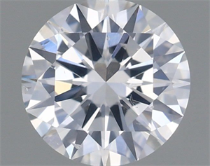 Foto Diamante Natural 0.50 quilates, Redondo , Color E, claridad SI1 y certificado GIA de