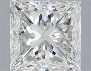Picture of Natural Diamond 1.01 Carats, Princess with  Cut, H Color, VS2 Clarity and Certified by IGI