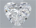 Natural Diamond 0.41 Carats, Heart with  Cut, F Color, VS2 Clarity and Certified by GIA