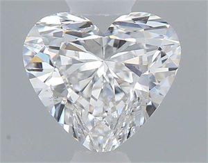 Picture of Natural Diamond 0.41 Carats, Heart with  Cut, F Color, VS2 Clarity and Certified by GIA