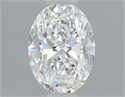 Diamante Natural 0.40 quilates, Ovalado , Color F, claridad VS2 y certificado GIA