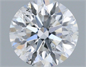 Natural Diamond 0.40 Carats, Round with Excellent Cut, E Color, SI2 Clarity and Certified by IGI