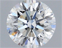 Diamante Natural 0.70 quilates, Redondo , Color F, claridad VVS2 y certificado IGI