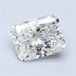 Picture of Natural Diamond 2.30 Carats, Radiant with  Cut, I Color, VVS2 Clarity and Certified by GIA