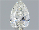 Natural Diamond 0.73 Carats, Pear with  Cut, H Color, VVS2 Clarity and Certified by IGI
