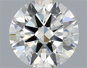 Picture of Natural Diamond 0.79 Carats, Round with Excellent Cut, J Color, VS2 Clarity and Certified by IGI