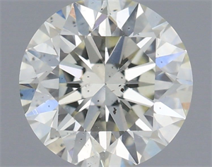 Foto Diamante Natural 0.71 quilates, Redondo , Color J, claridad SI1 y certificado IGI de