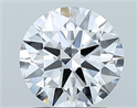 Natural Diamond 1.52 Carats, Round with Excellent Cut, D Color, FL Clarity and Certified by GIA