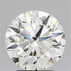 Picture of Natural Diamond 2.71 Carats, Round with Excellent Cut, J Color, VS2 Clarity and Certified by IGI