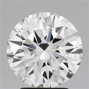 Picture of Natural Diamond 2.50 Carats, Round with Excellent Cut, H Color, VVS1 Clarity and Certified by IGI