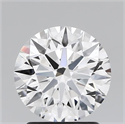 Natural Diamond 1.70 Carats, Round with Excellent Cut, D Color, SI1 Clarity and Certified by GIA