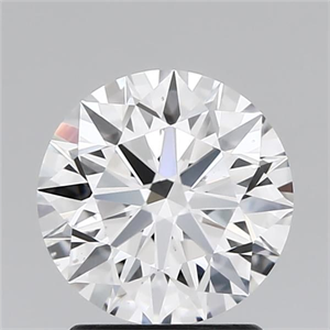 Picture of Natural Diamond 1.70 Carats, Round with Excellent Cut, D Color, SI1 Clarity and Certified by GIA