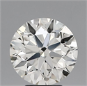 Natural Diamond 4.02 Carats, Round with Excellent Cut, K Color, VS1 Clarity and Certified by IGI